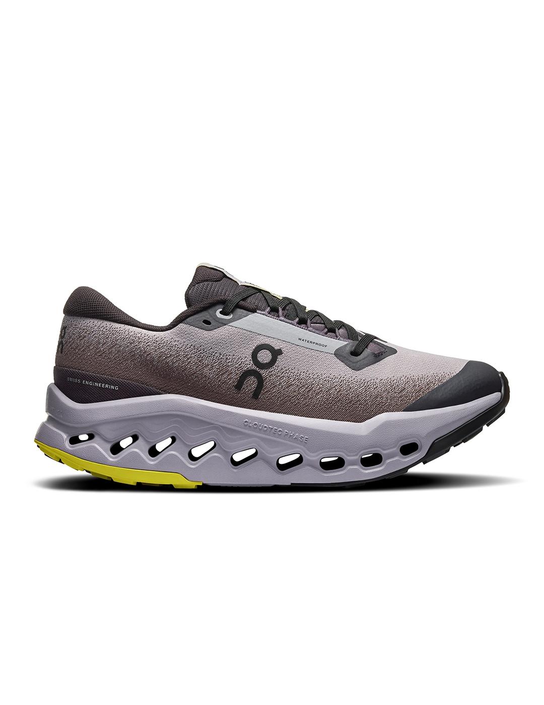 Zapatillas On Running Cloudsurfer Trail 2 WP negras de mujer