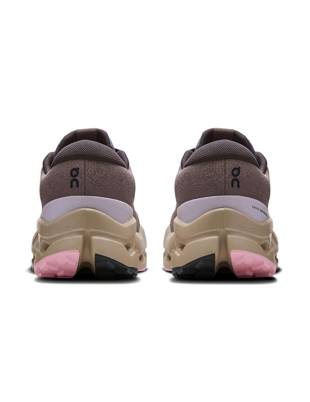 Zapatillas On Running Cloudsurfer Trail 2 WP gris de mujer