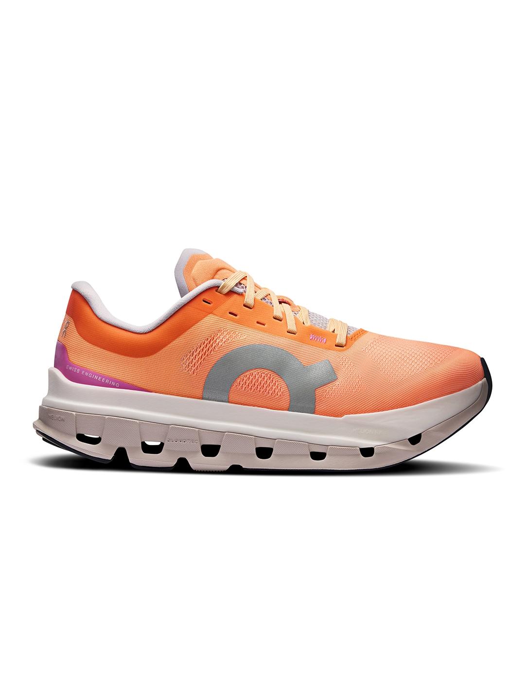Zapatillas On Running Cloudflow 5 naranjas de mujer