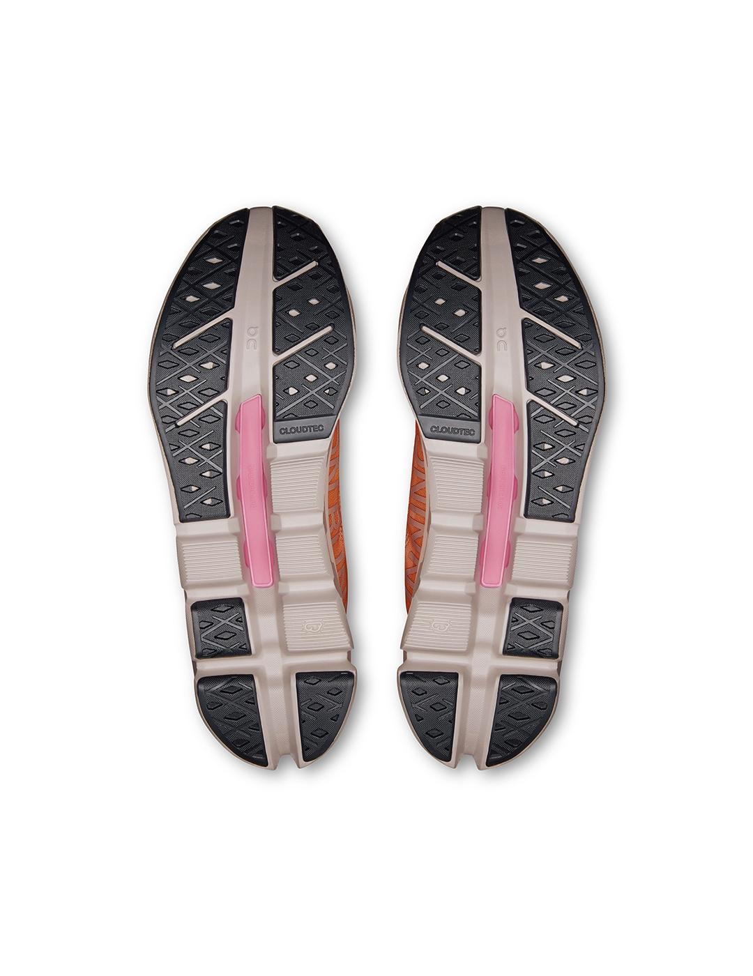 Zapatillas On Running Cloudflow 5 naranjas de mujer