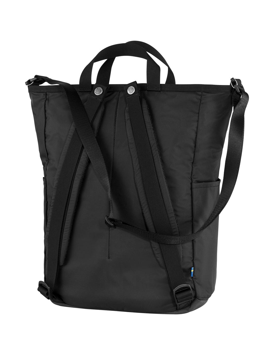 Mochila Fjällräven High Coast Totepack negra hombre y mujer