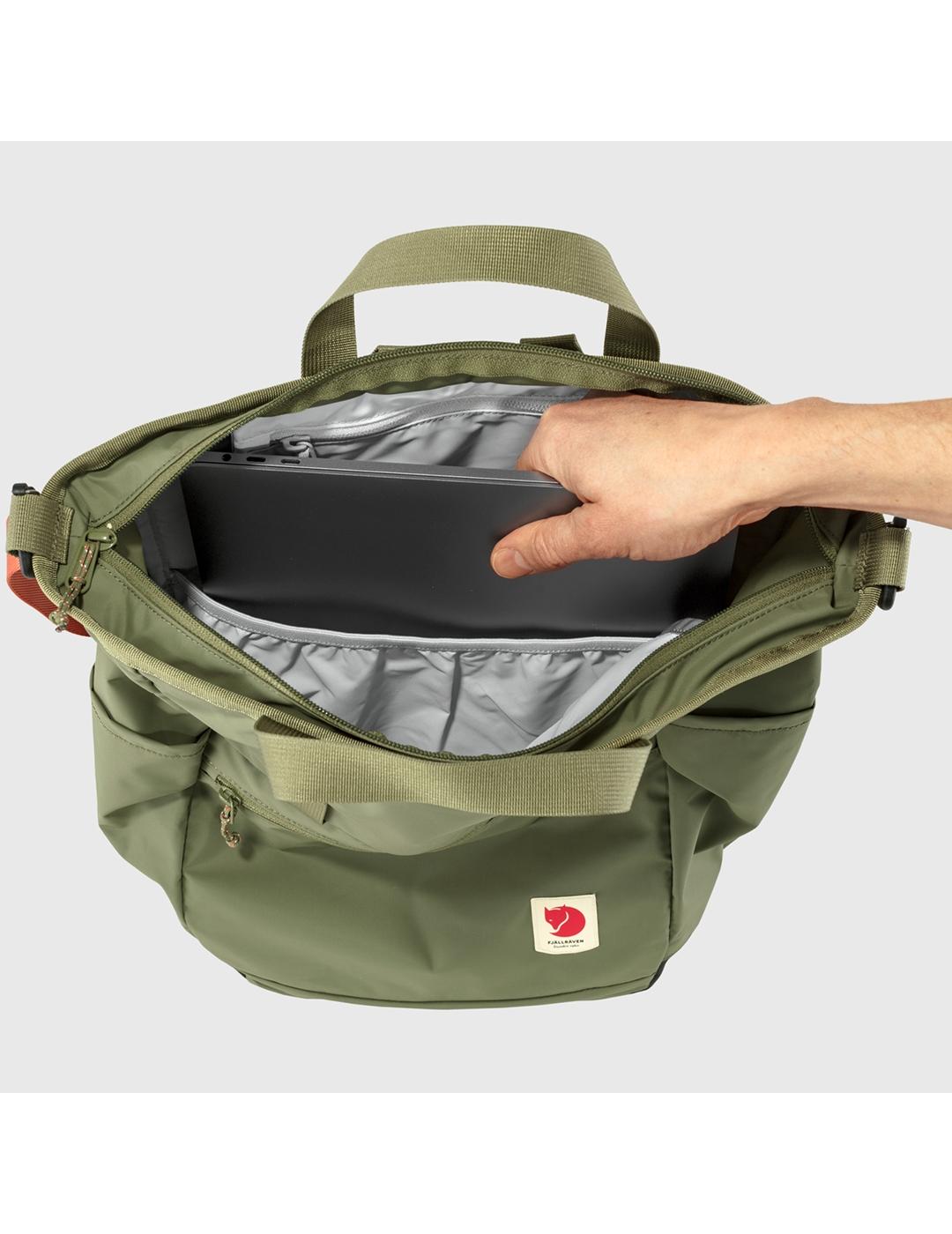 Mochila Fjällräven High Coast Totepack verde hombre y mujer