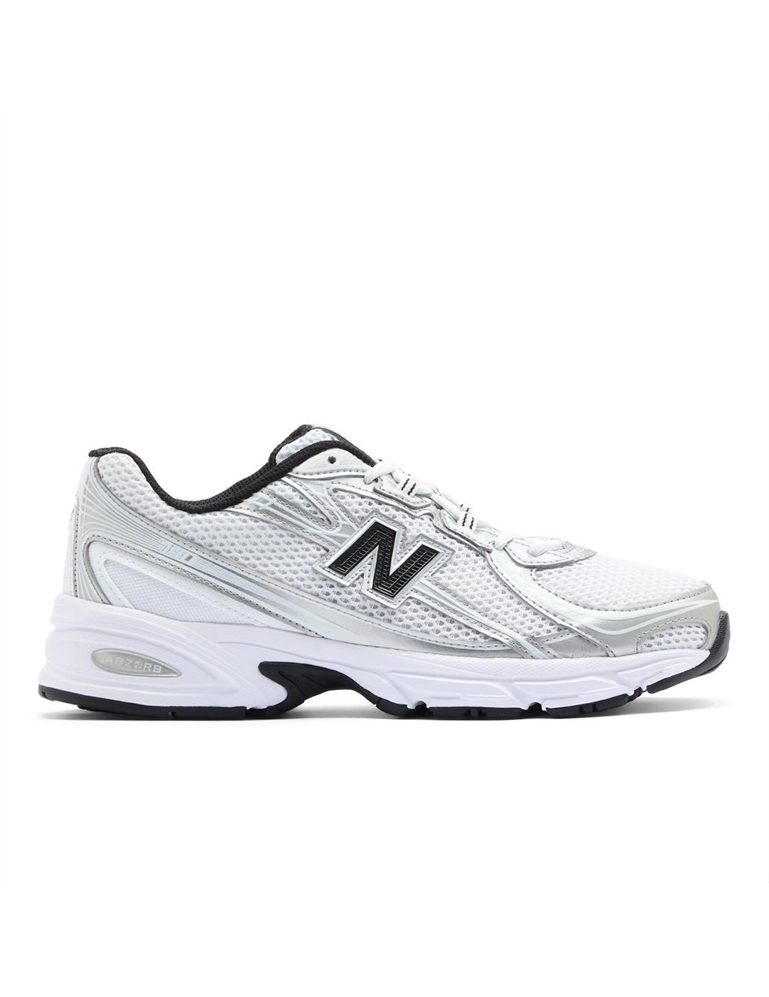 Zapatillas New Balance U740NW2 blanca plata de mujer