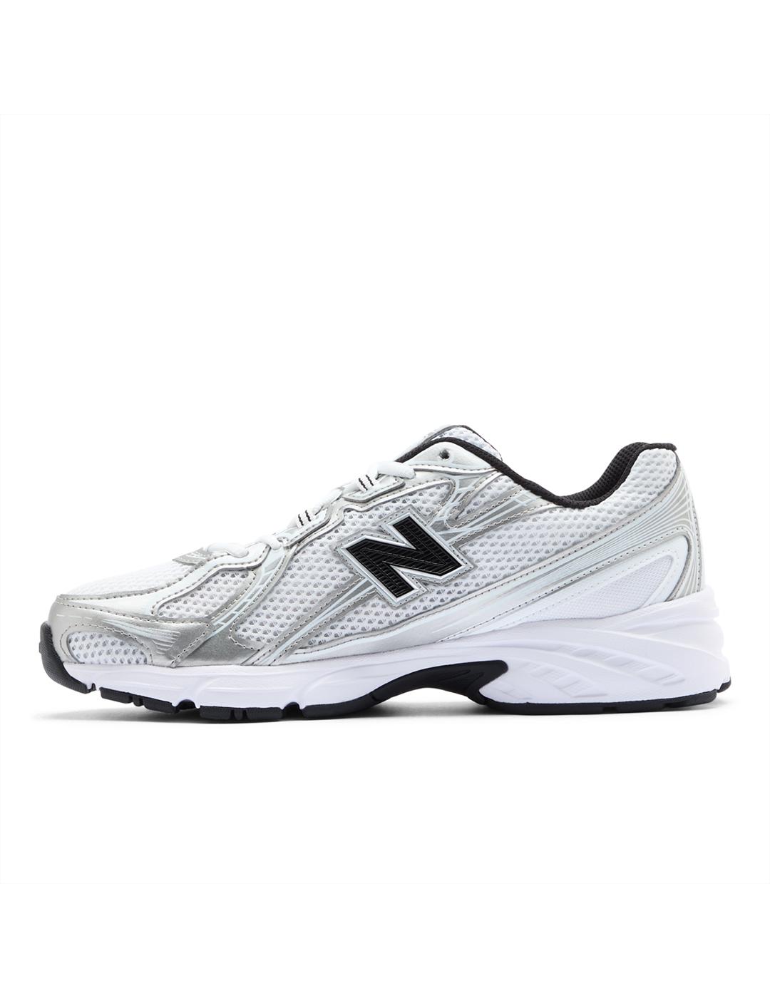 Zapatillas New Balance U740NW2 blanca plata de mujer