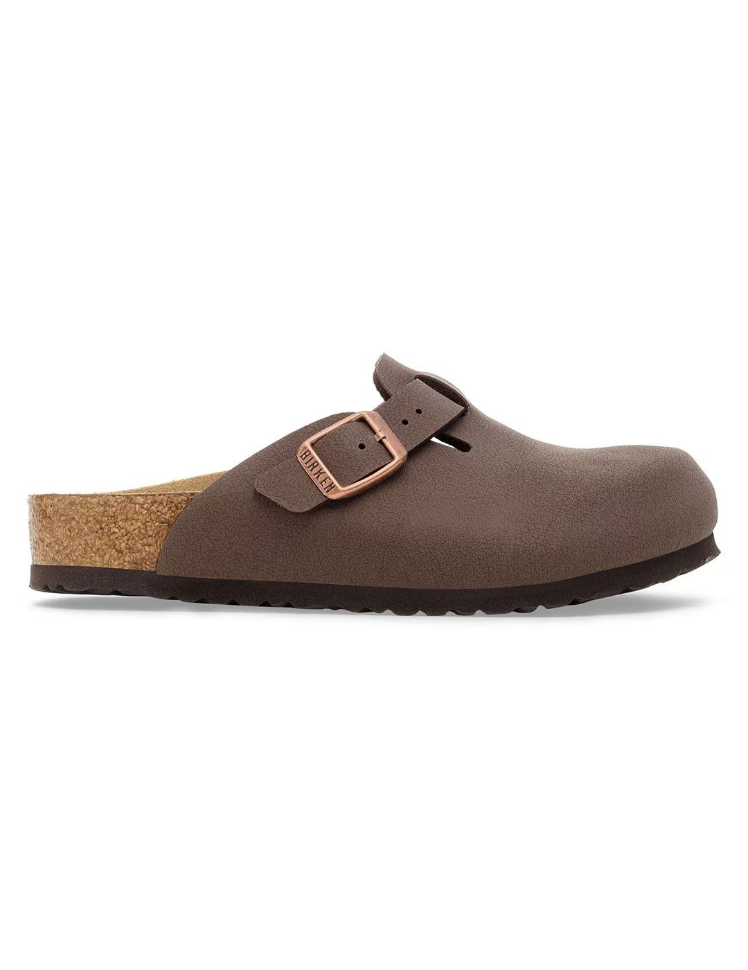 Zuecos Birkenstock Boston Kids Mocca de mujer