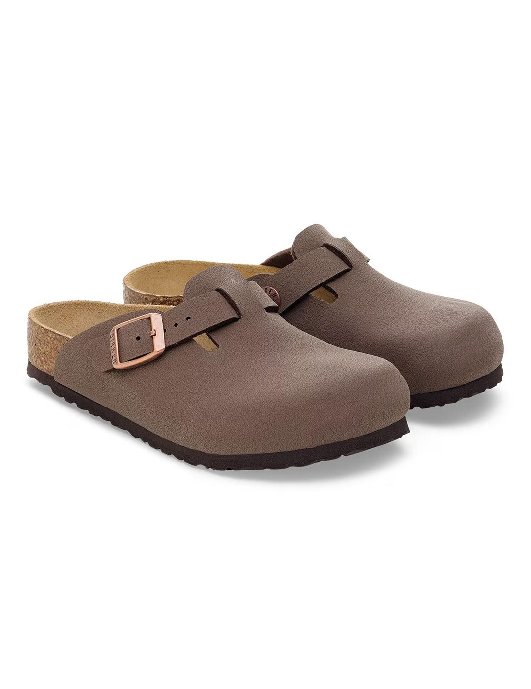Zuecos Birkenstock Boston Kids BFBC Mocca de mujer