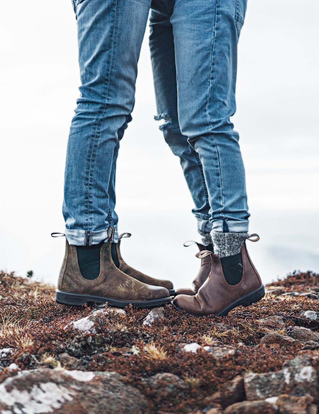 Botas Blundstone 1615 Dark olive suede waxed de hombre y mujer