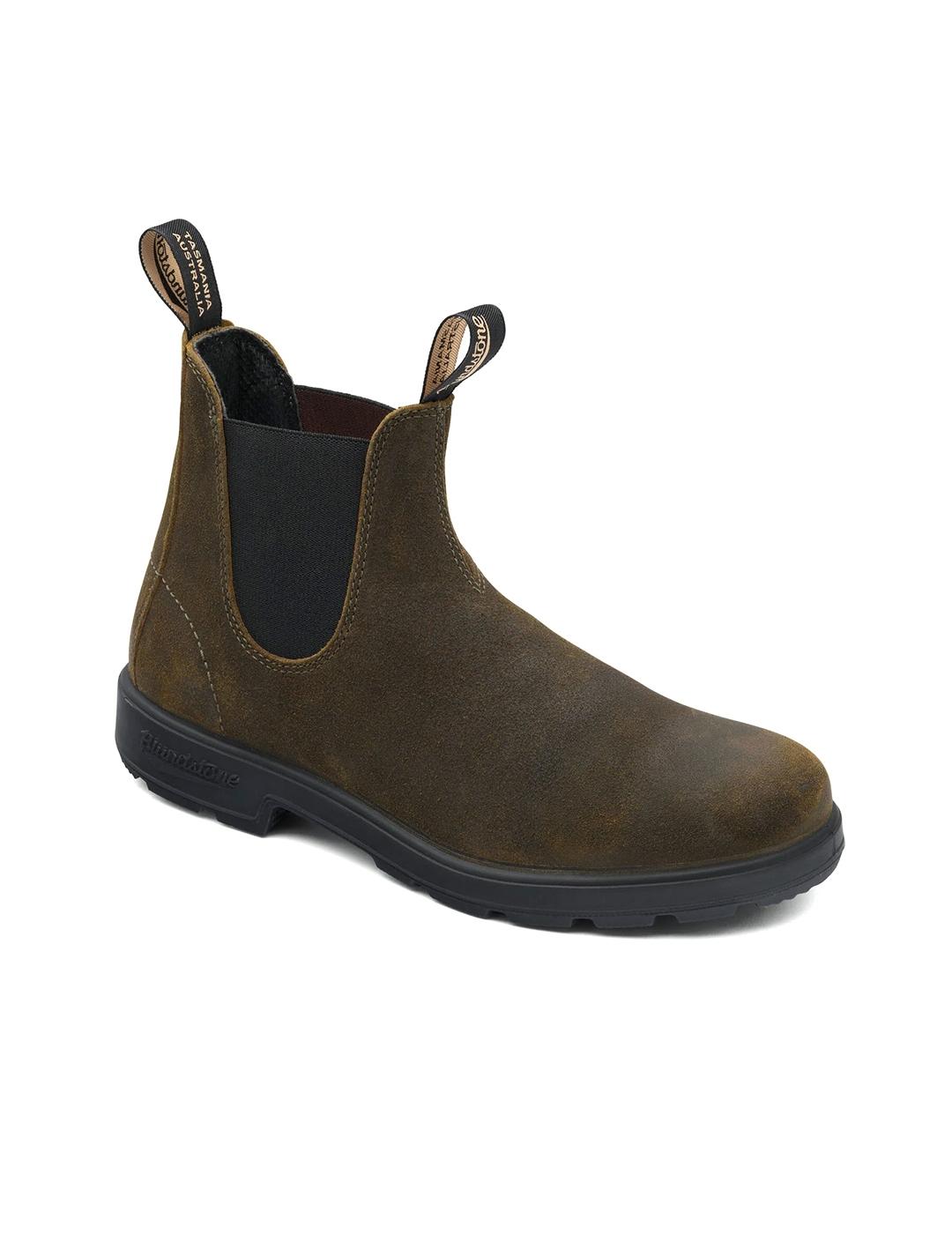 Botas Blundstone 1615 verde suede waxed de hombre y mujer