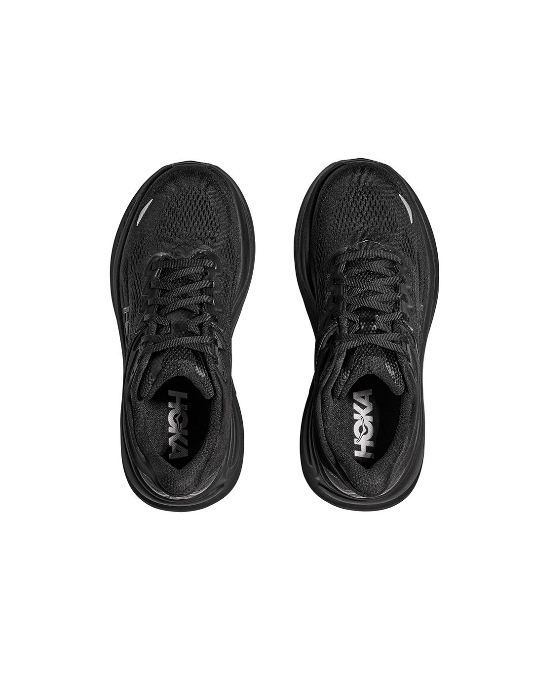 Zapatillas Hoka Bondi 9 negras de mujer