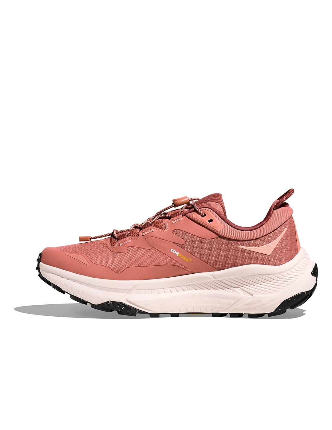 Zapatillas Hoka Transport Goretex rosas de mujer