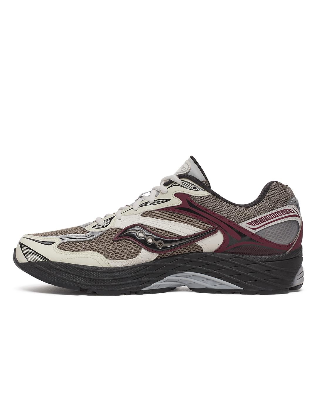 Zapatillas Saucony Progrid Omni 9 Tan Maroon de hombre