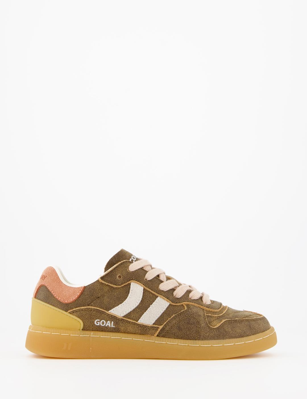 Zapatillas Coolway Goal marrones de hombre