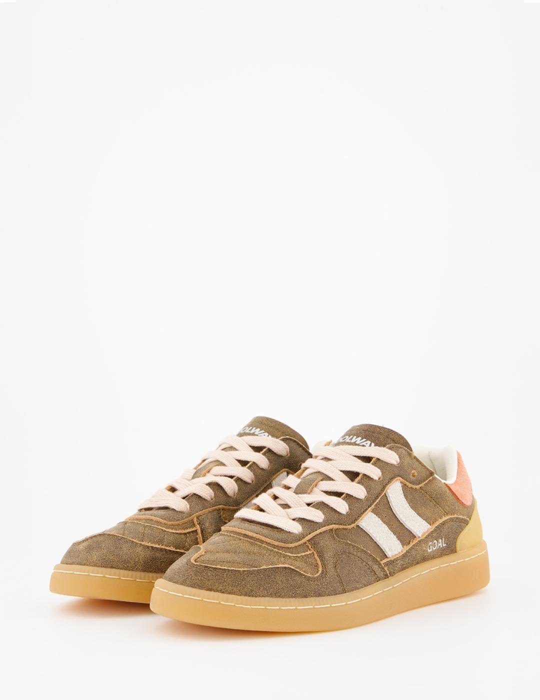 Zapatillas Coolway Goal marrones de hombre