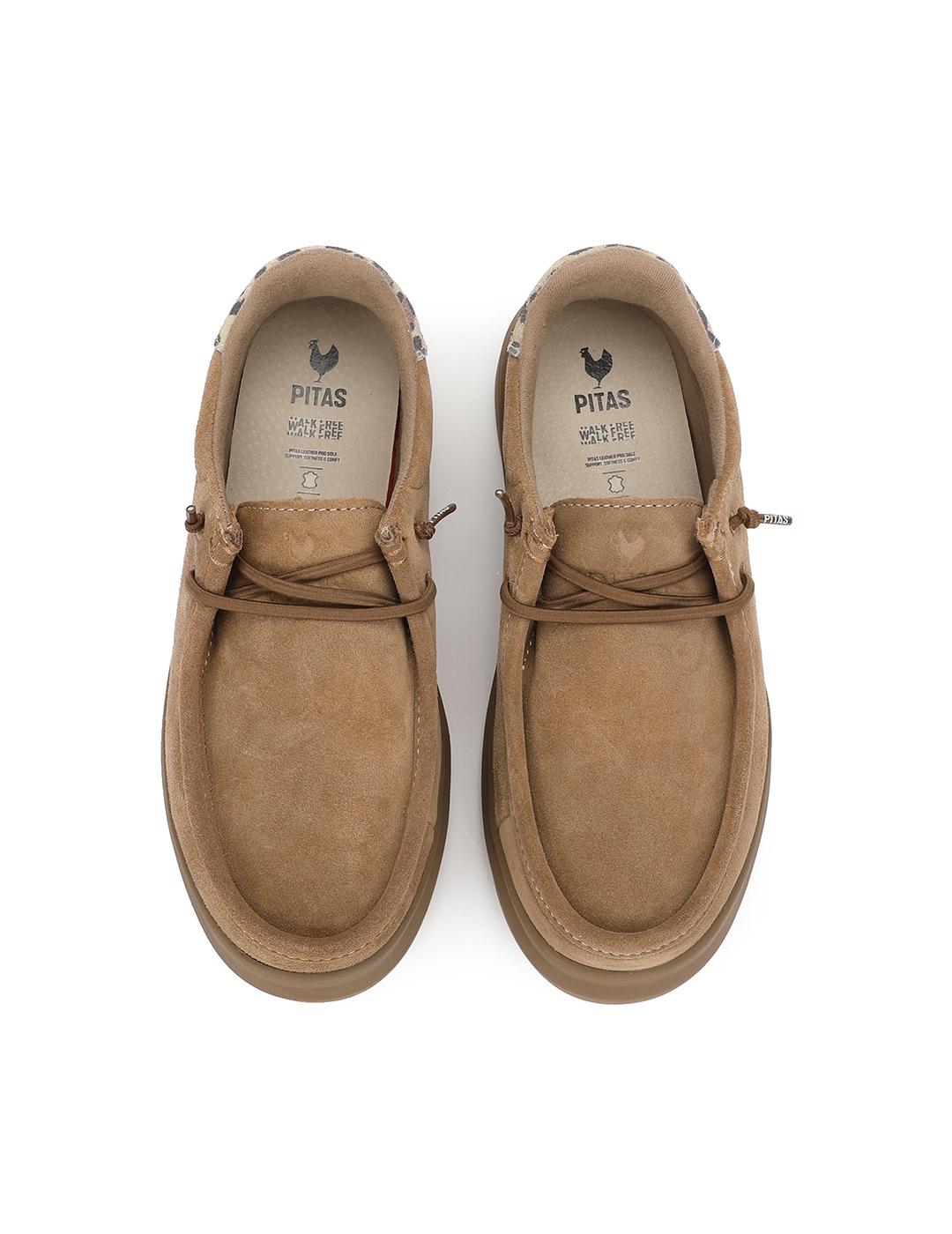 Zapatos Walk In Pitas Lyon Camel