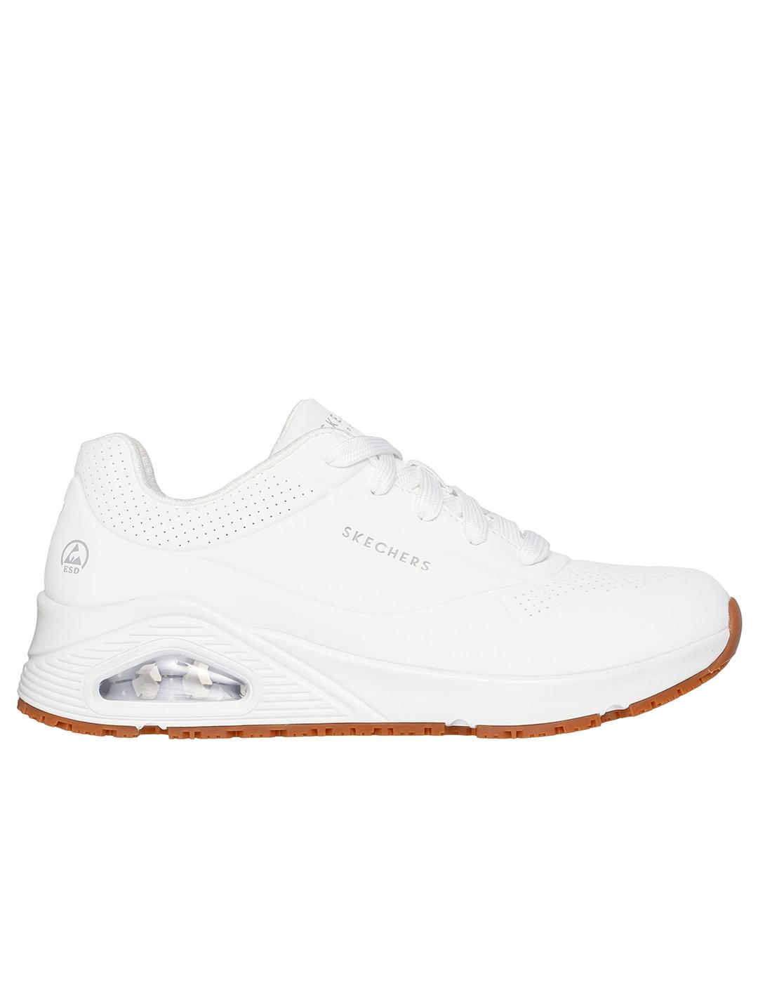 Zapatillas Skechers Work UNO antideslizante negras de mujer