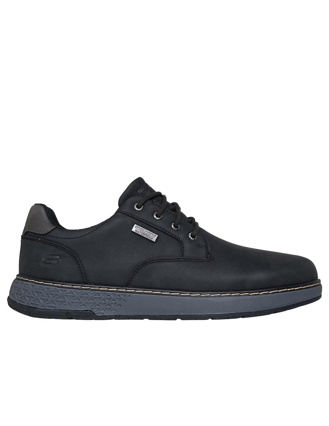 Zapatillas Skechers Relaxed Fit Garlan negras de hombre