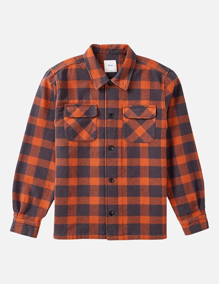Camisa Katin Shiloh Flannel naranja de hombre