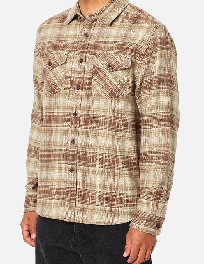 Camisa Katin Sierra Flannel Mahogany