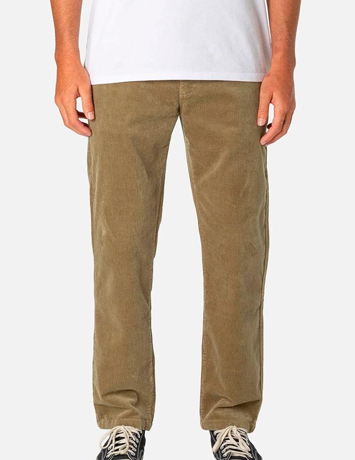 Pantalón Katin Pipeline pana beige de hombre