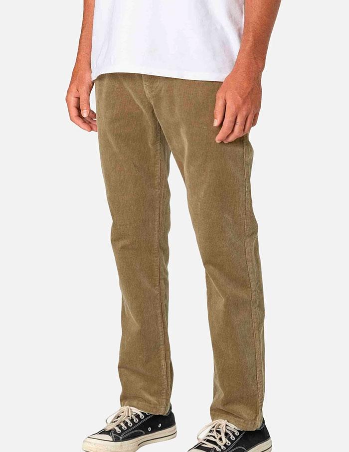 Pantalón Katin Pipeline pana beige de hombre