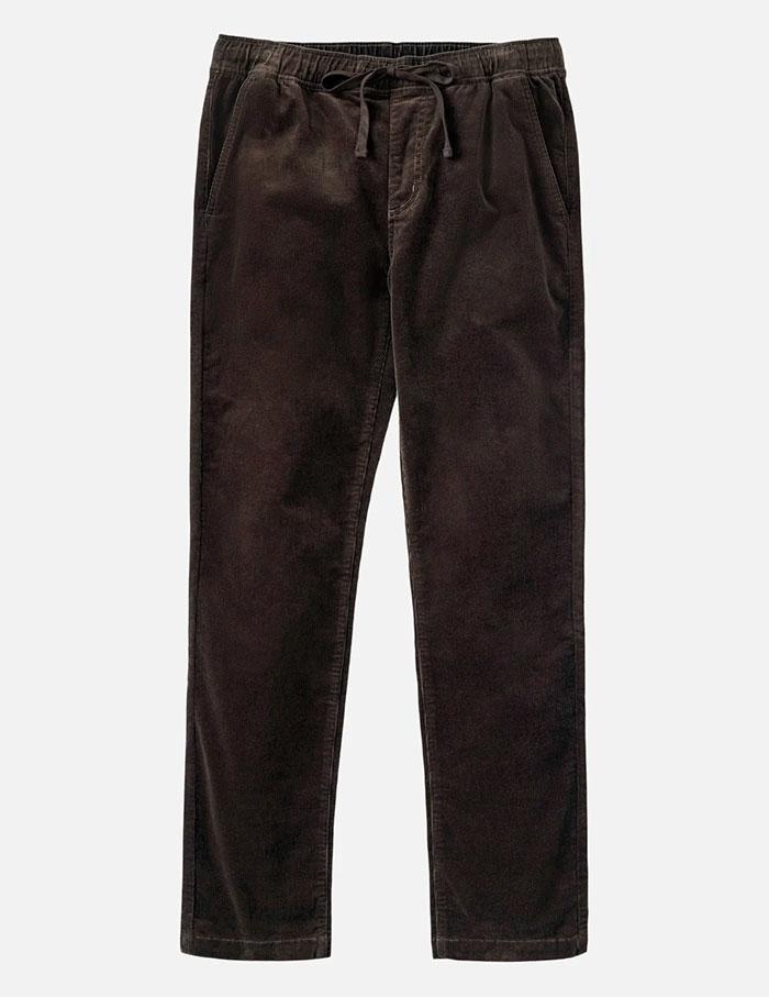 Pantalón Katin Pipeline pana gris oscura de hombre