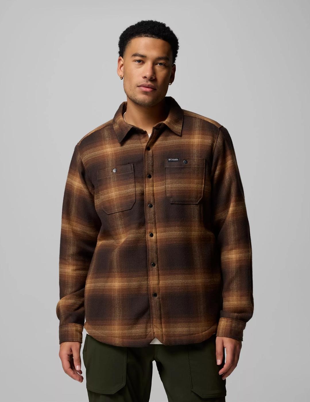 Sobrecamisa Columbia Windward II marrón de hombre