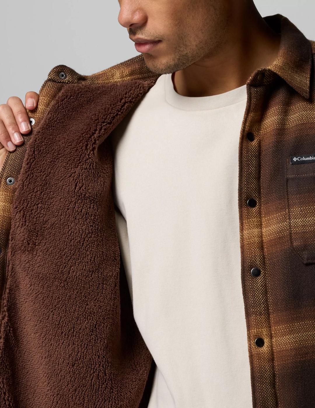 Sobrecamisa Columbia Windward II marrón de hombre