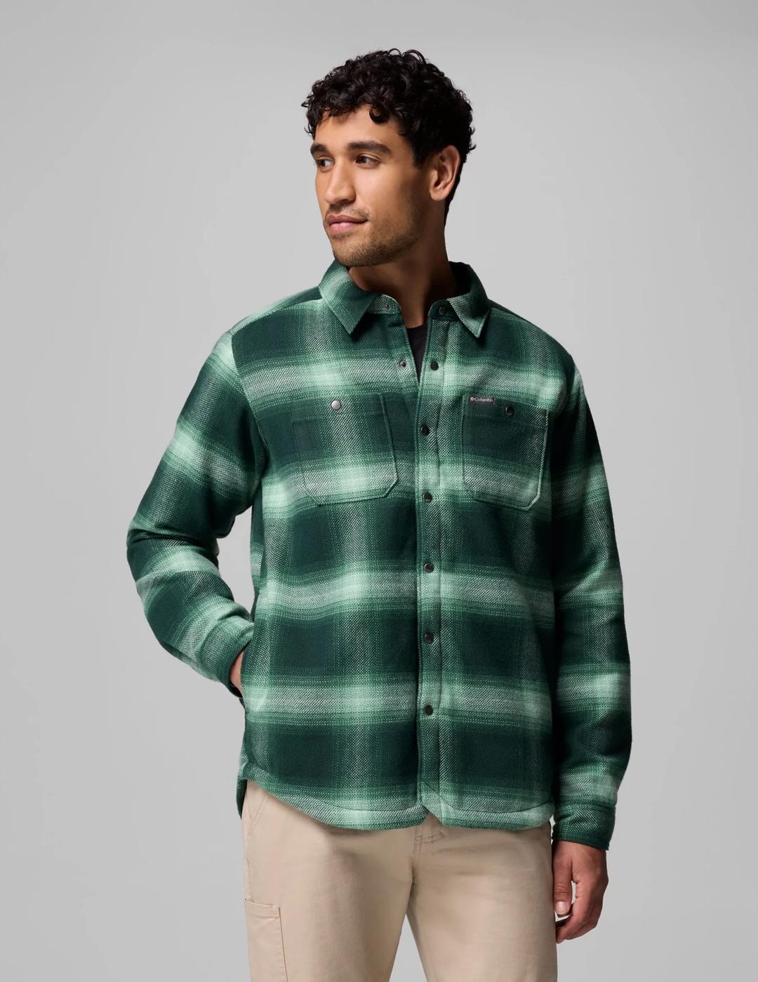 Sobrecamisa Columbia Windward II marrón de hombre