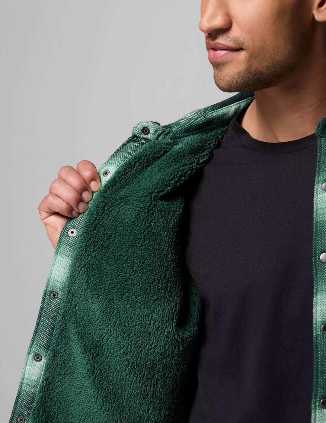 Sobrecamisa Columbia Windward II verde de hombre