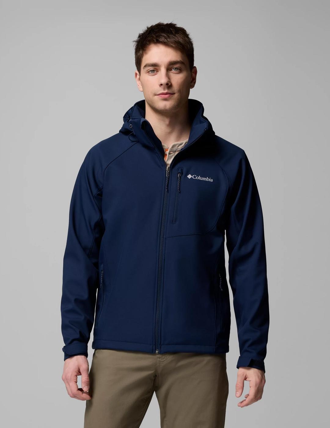 Chaqueta Columbia Cascade Ridge III Softshell azul de hombre