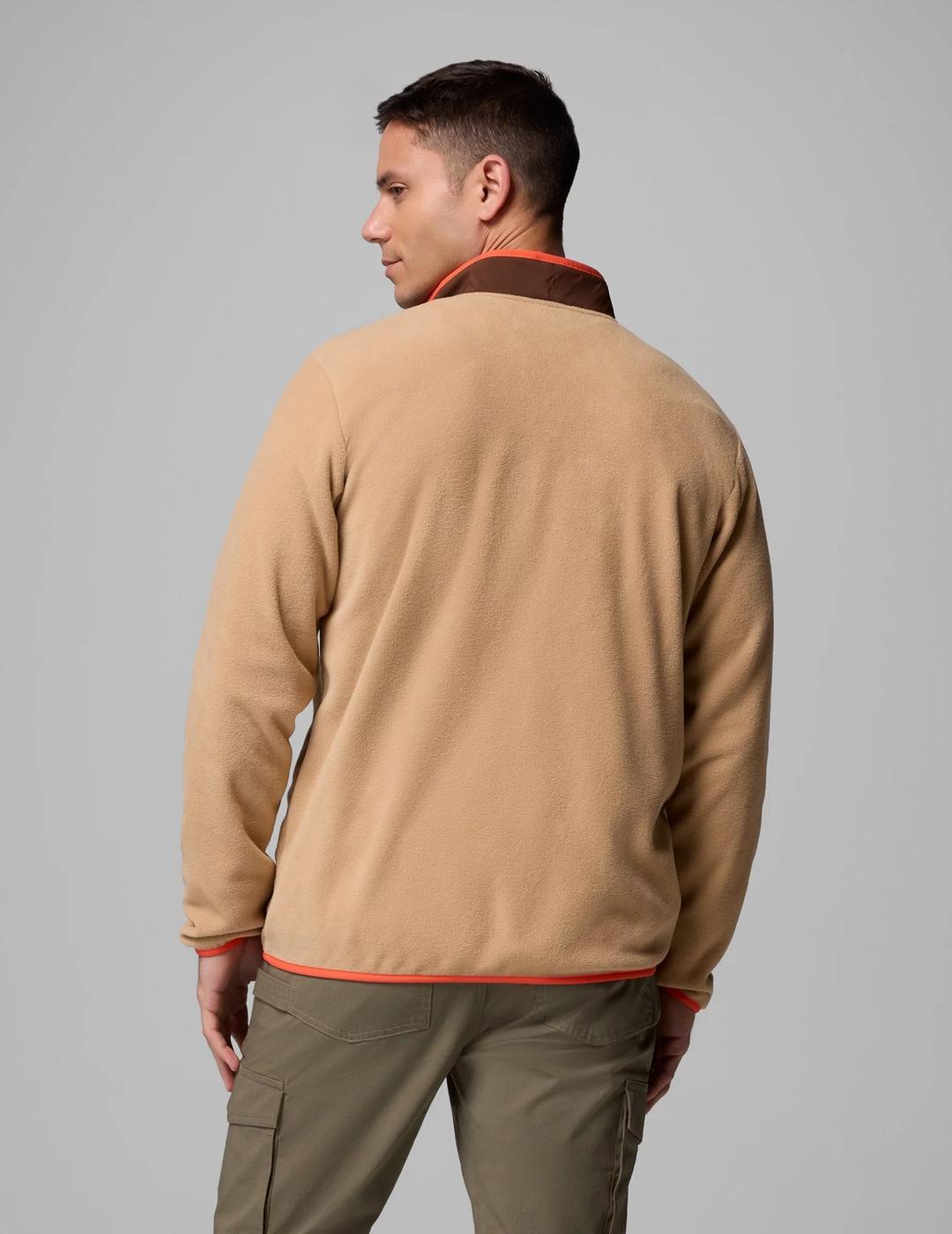 Forro Polar Columbia Sequoia Grove beige combi de hombre