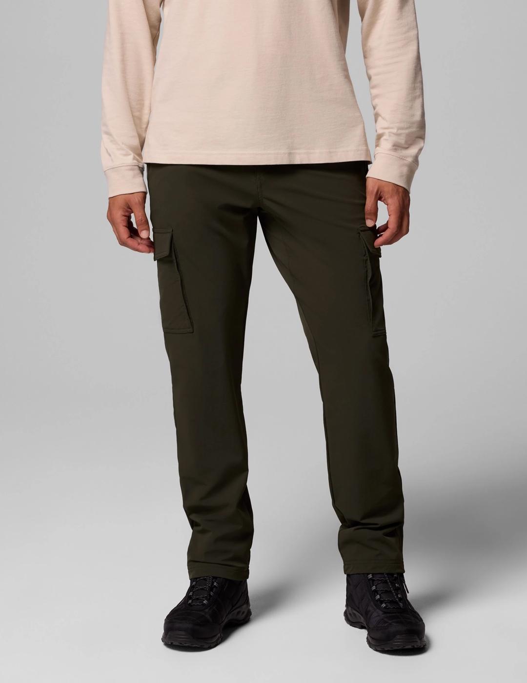 Pantalón Columbia Roc Tech Cargo verde oscuro de hombre