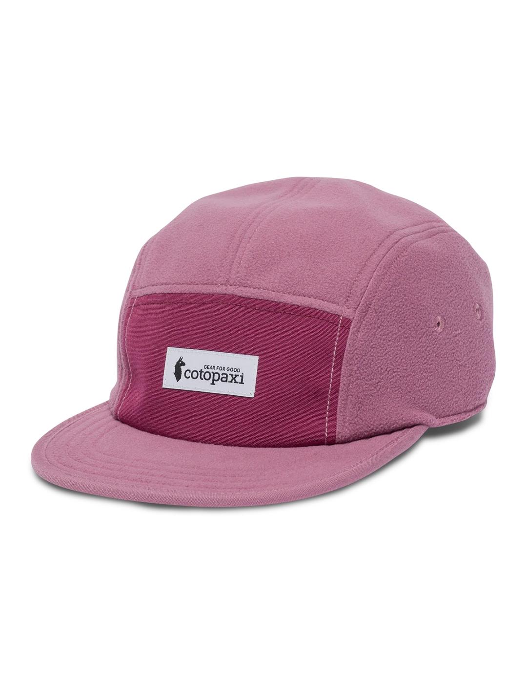 Gorra Cotopaxi Fleece 5 Panel granate de hombre y mujer