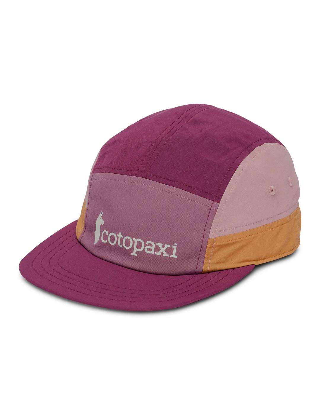 Gorra Cotopaxi 5 Panel granate de hombre y mujer