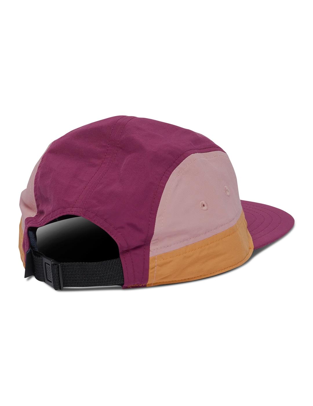 Gorra Cotopaxi 5 Panel granate de hombre y mujer