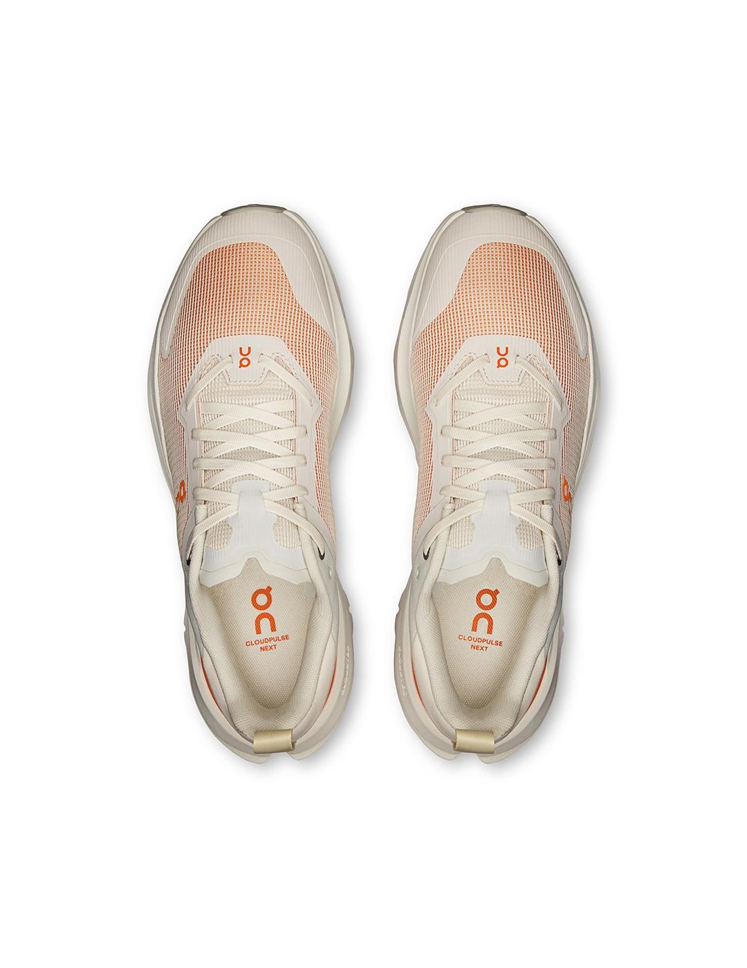 Zapatillas On Running Cloudpulse Next beige naranja hombre