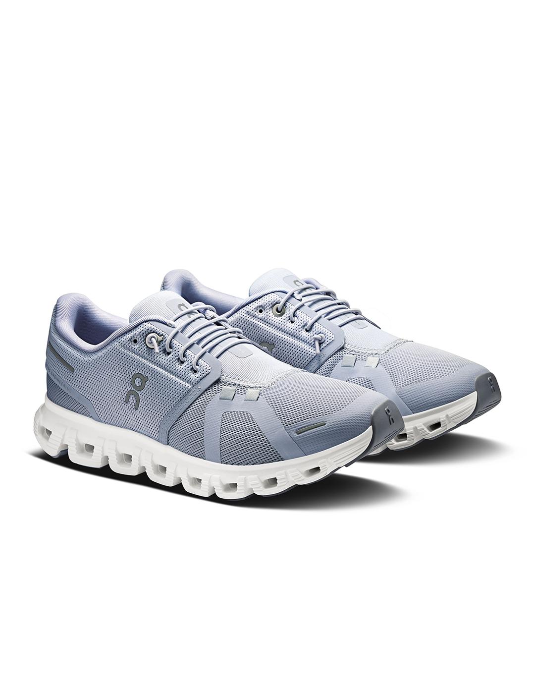 Zapatillas On Running Cloud 6 azul celeste de mujer