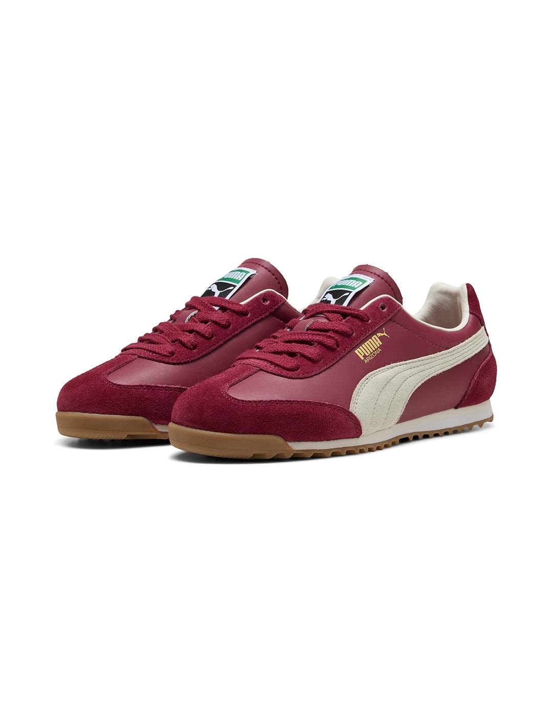 Zapatillas Puma Arizona Retro Team granates de mujer