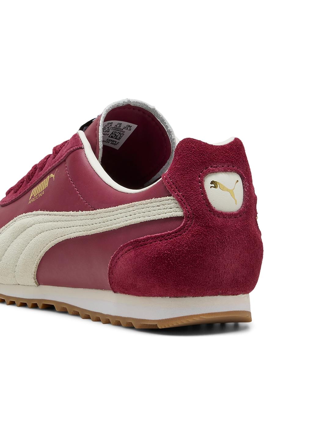 Zapatillas Puma Arizona Retro Team granates de mujer