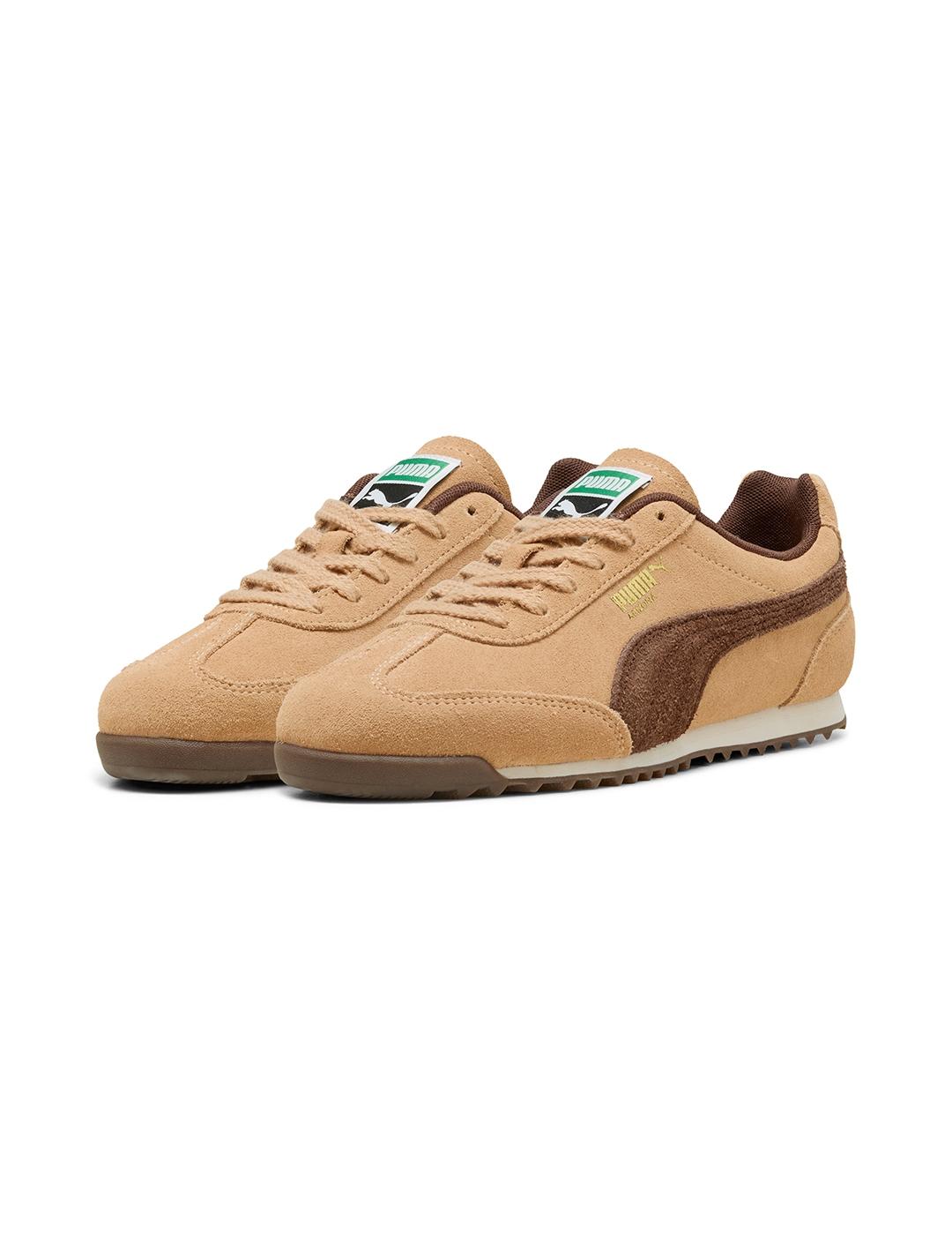 Zapatillas Puma Arizona SD ante beige de mujer
