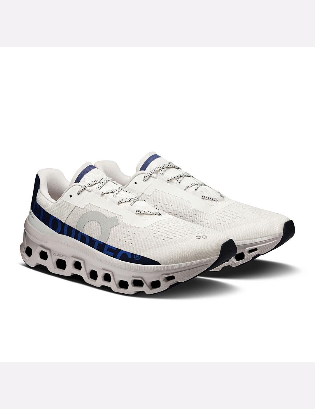 Zapatillas On Running Cloudmonster 1 blanca azul de hombre