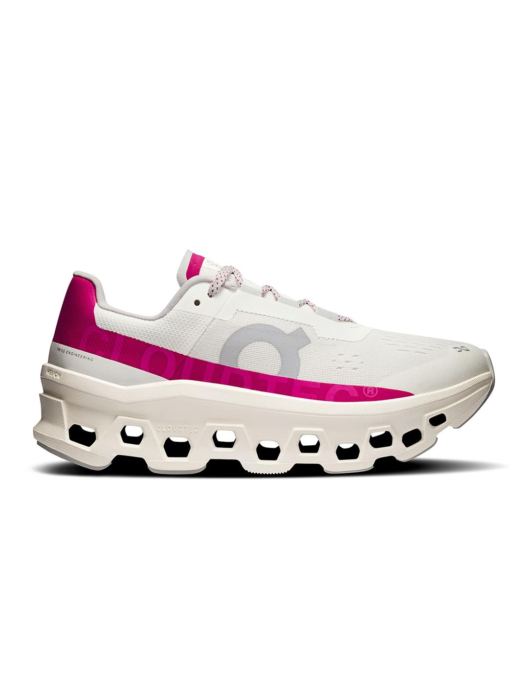 Zapatillas On Running Cloudmonster 1 W Ivory Grena