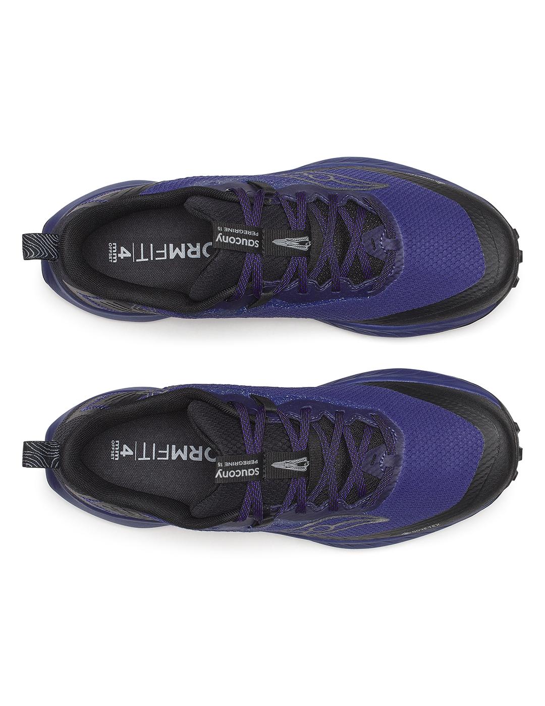 Zapatillas Saucony Peregrine 15 Goretex azulón de hombre