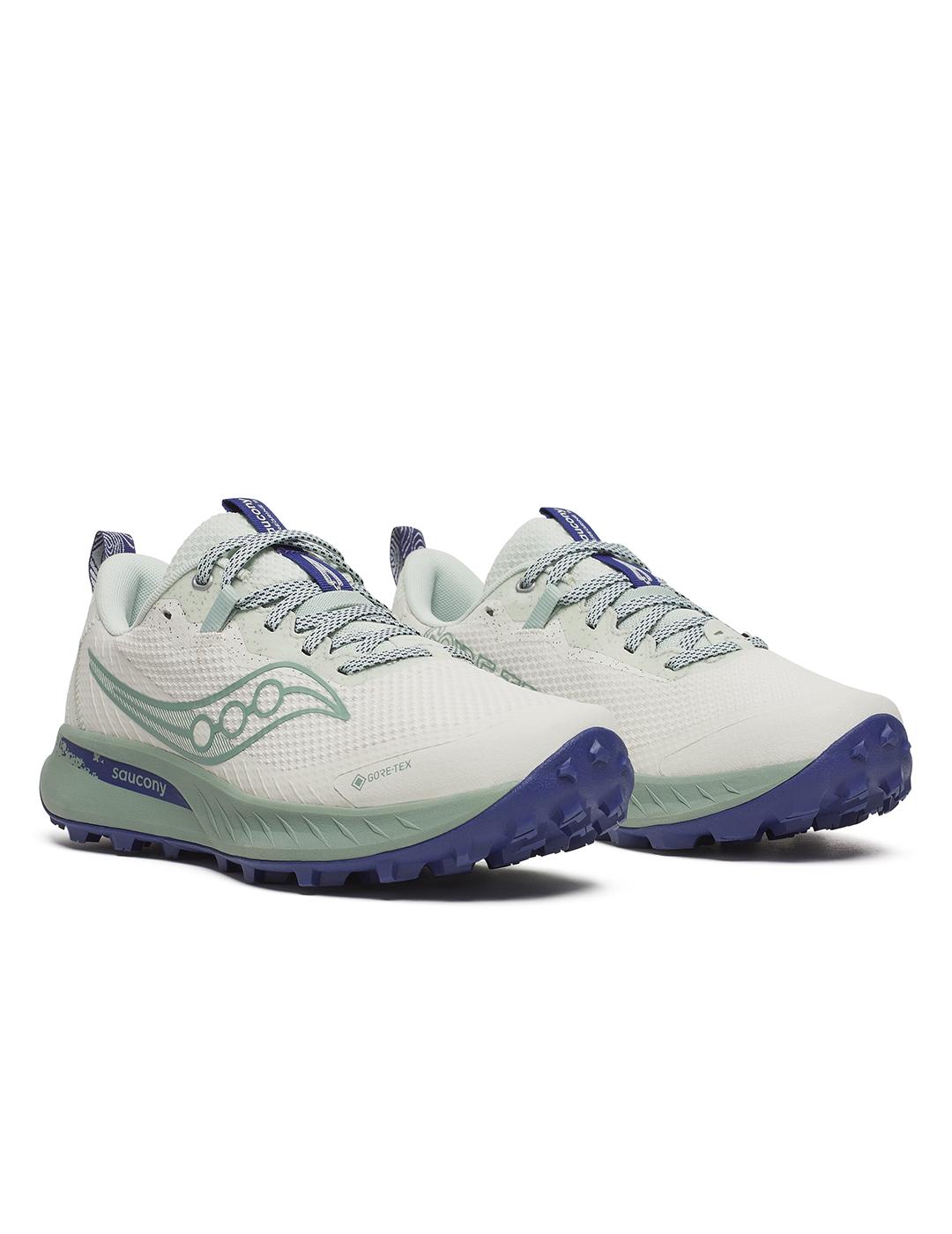 Zapatillas Saucony Peregrine 15 Goretex grises de mujer