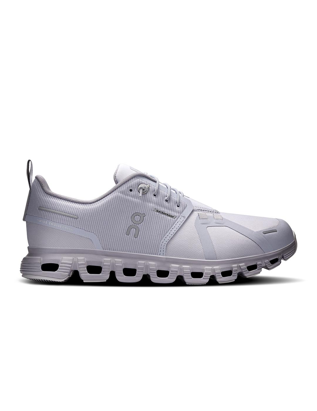 Zapatillas On Running Cloud 6 Waterproof malva de mujer