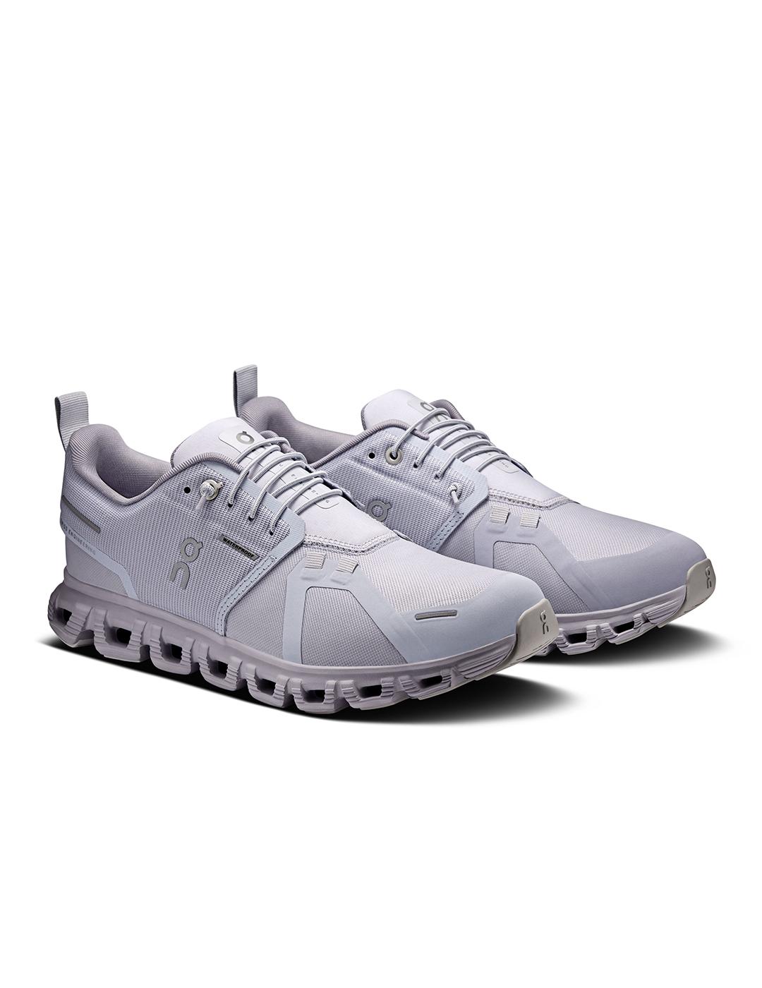 Zapatillas On Running Cloud 6 Waterproof malva de mujer
