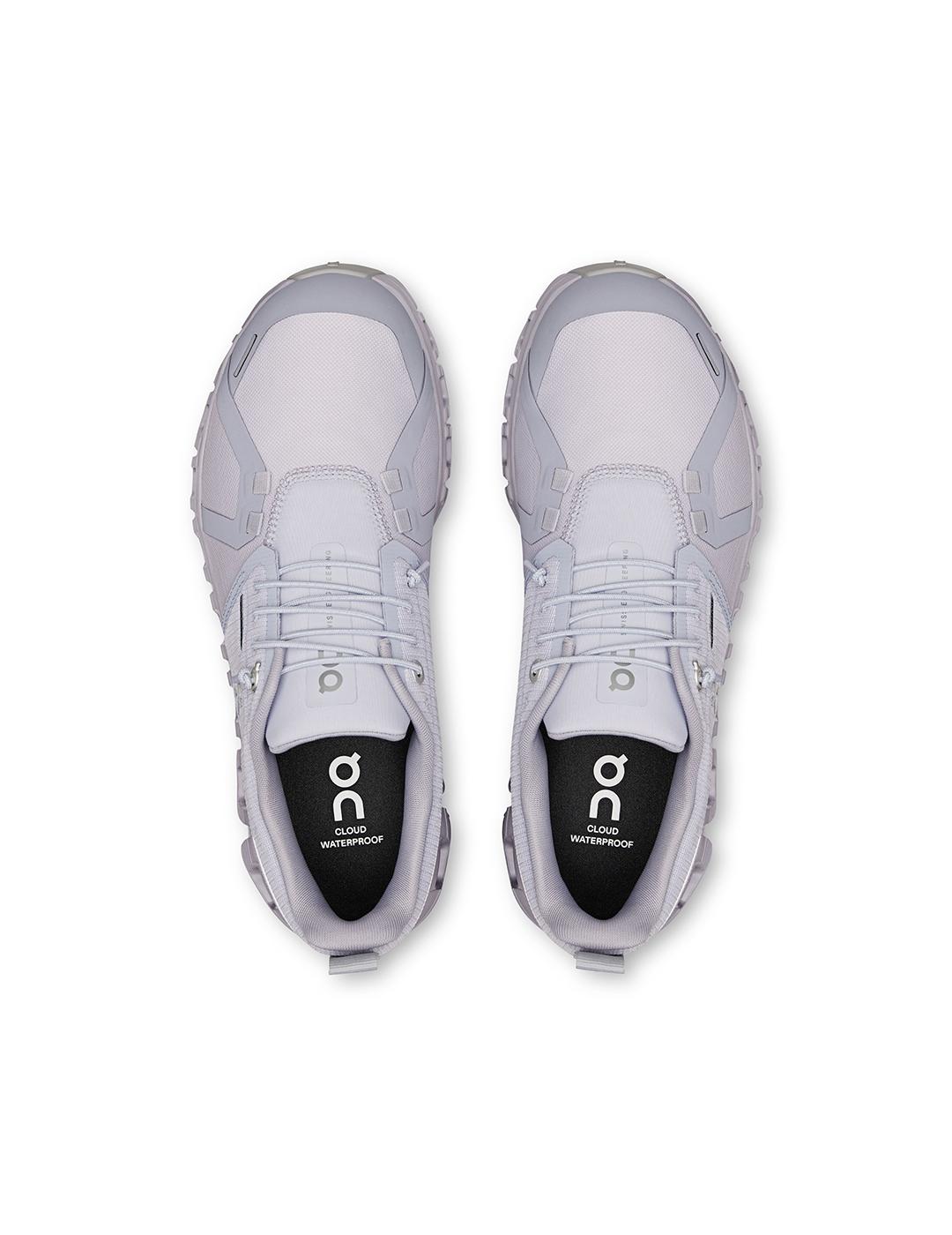 Zapatillas On Running Cloud 6 Waterproof malva de mujer