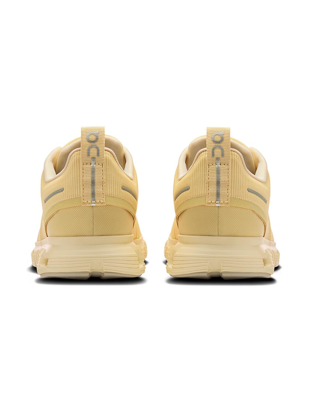 Zapatillas On Running Cloud 6 Waterproof amarillas de mujer