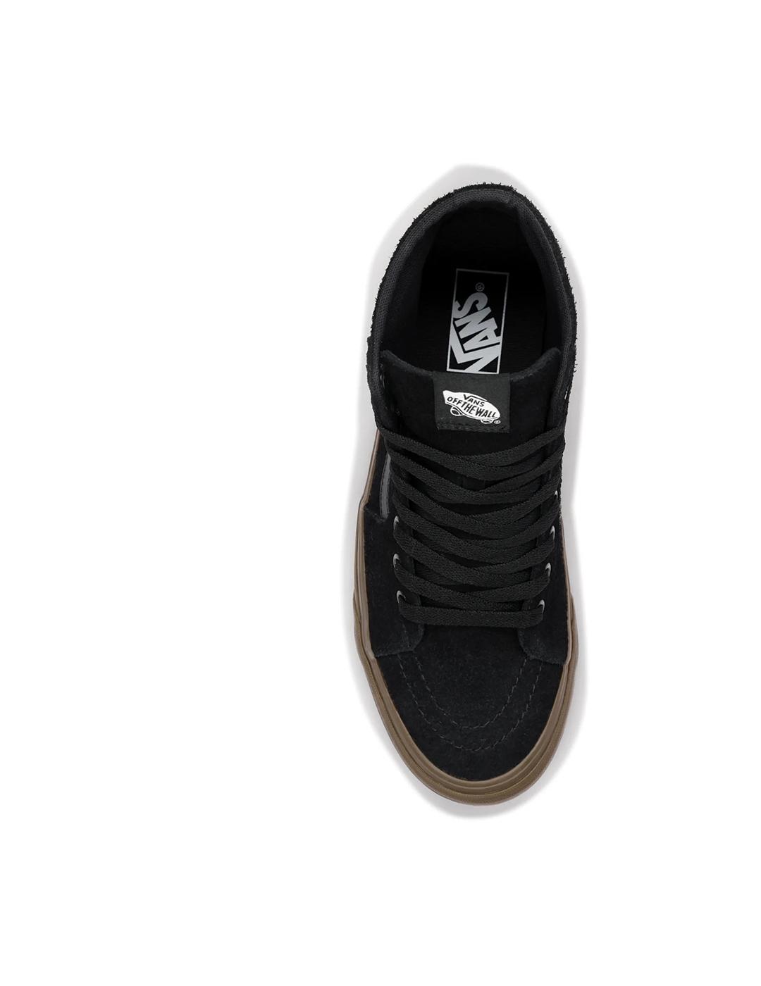 Zapatillas Vans SK8-Hi Tapered Hairy ante negro de hombre