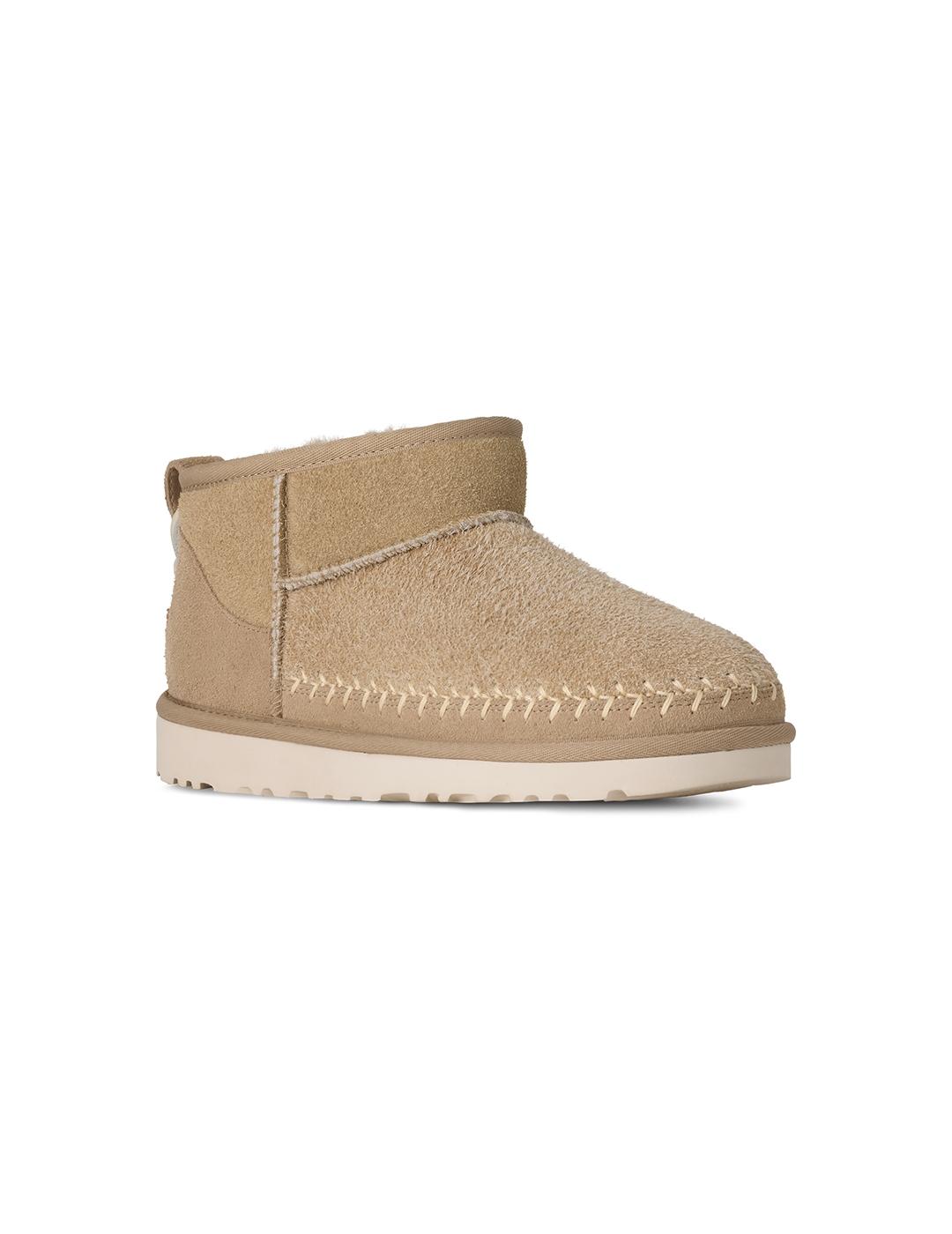 Botas UGG Classic Ultra Mini Birritz Mustard Seed de mujer